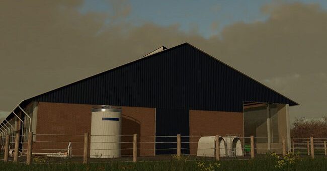 Мод коровник Cowshed 3+0 v1.0 Farming Simulator 2022