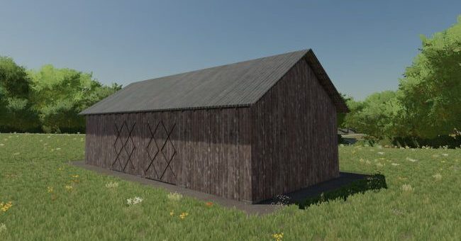 Мод амбар Old Barn v1.0 Farming Simulator 22