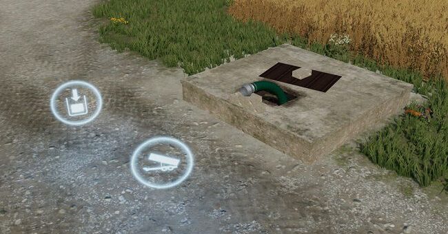 Мод Small Square Liquid Manure Tank v1.0 Farming Simulator 22