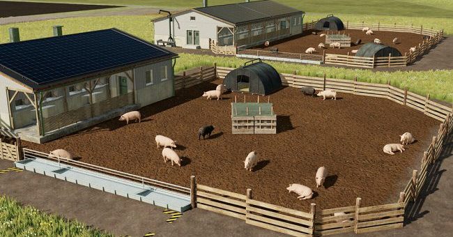 Мод ПАК Animals Placeables Pack v1.3 Farming Simulator 22