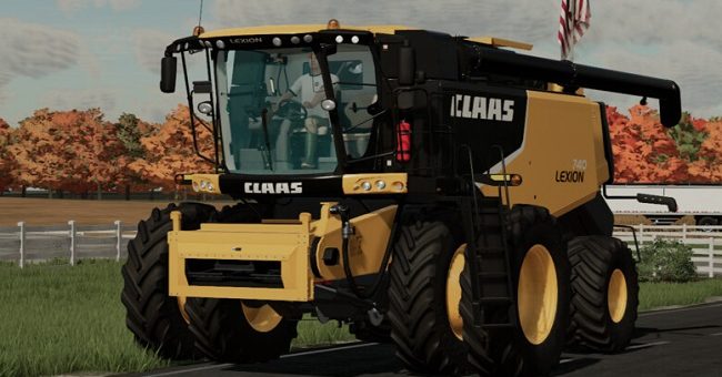Мод комбайн Claas Lexion 600-700 Series 2012-2020 US v1.0.0.0 FS22