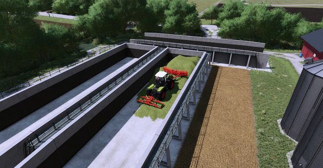 Мод ПАК Concrete Bunker Set U v1.1 Farming Simulator 22