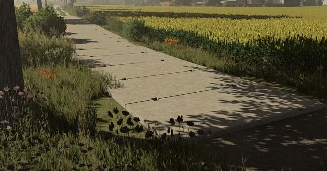 Мод плита Concrete Slabs v1.0 Farming Simulator 2022