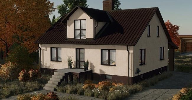Мод дом Elegant House v1.0 Farming Simulator 22