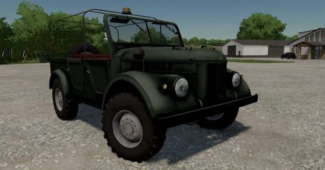Мод авто GAZ 69 Czechoslovakia v2.0 Фермер Симулятор 2022