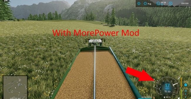 Мод скрипт More Power v1.0.0.0 Farming Simulator 2022