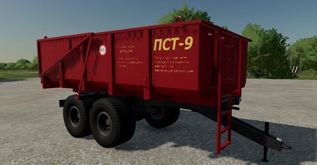 Мод прицеп ПСТ-9 v1.0 Фермер Симулятор 22