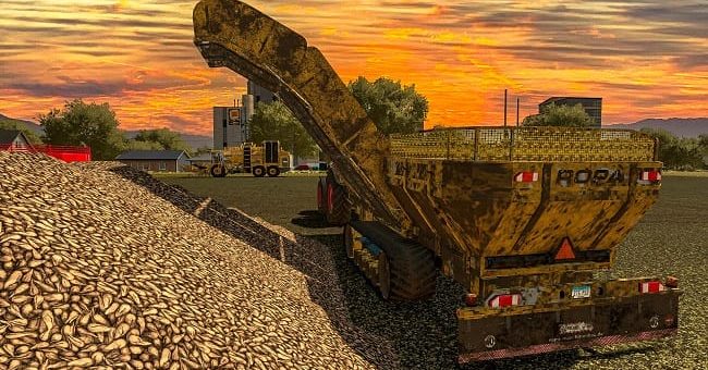 Мод прицеп Ropa RootCrop Cart v1.0 Farming Simulator 22