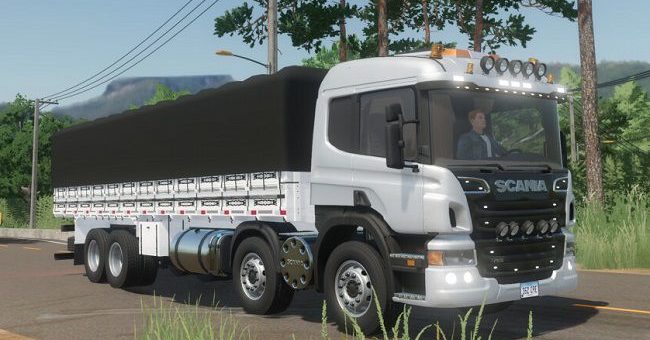 Мод грузовик Scania P310 v1.2 Farming Simulator 2022