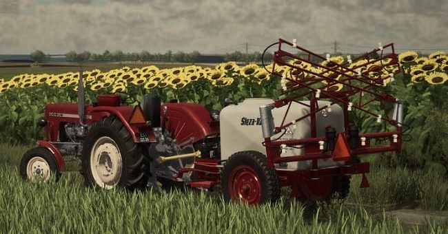 Мод опрыскиватель Unia Sleza v1.0 Farming Simulator 2022