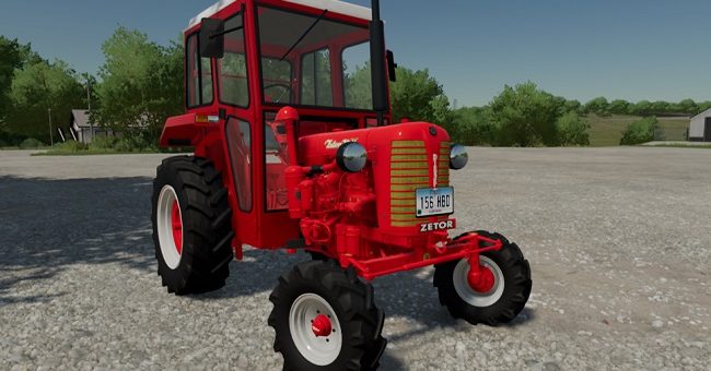 Мод трактор Zetor 25A v1.3.0.0 Farming Simulator 2022