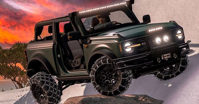 Мод авто Ford Bronco 2021 v1.1 Farming Simulator 2022