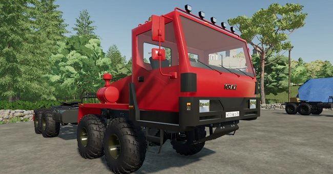 Мод грузовик КрАЗ 7634HE v1.0.0.1 Фарминг Симулятор 22