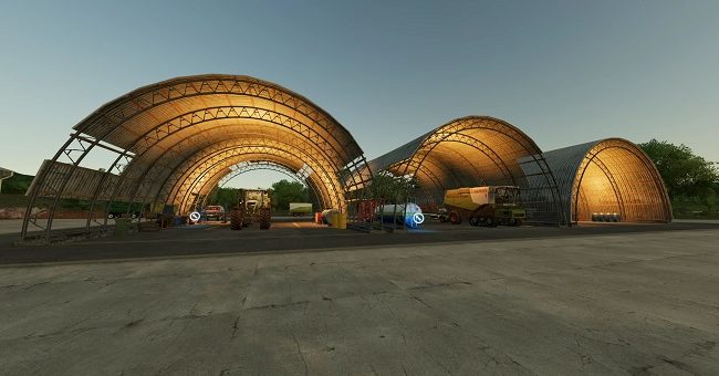 Мод навес Mehrzweckhalle v1.2 Farming Simulator 2022