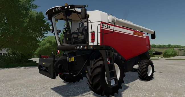 Мод комбайн Palesse GS14 v1.0.0.2 Farming Simulator 22