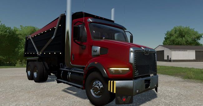 Мод грузовик Western Star 49x Dump Truck v1.0 Fix FS22