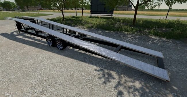 Мод Airbagged 3 Car Trailer v1.0 Farming Simulator 2022