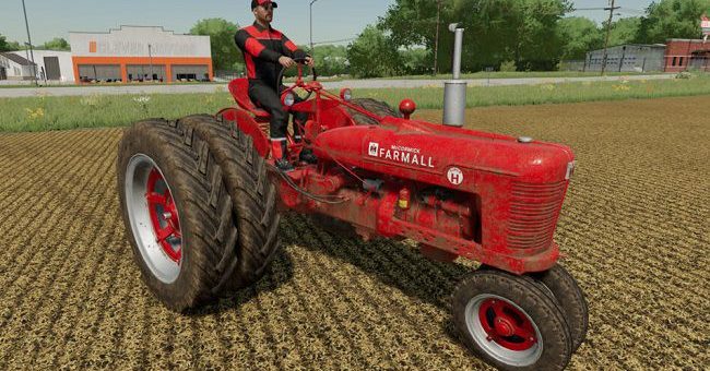 Мод трактор International Farmall H v1.1.0.1 Farming Simulator 22