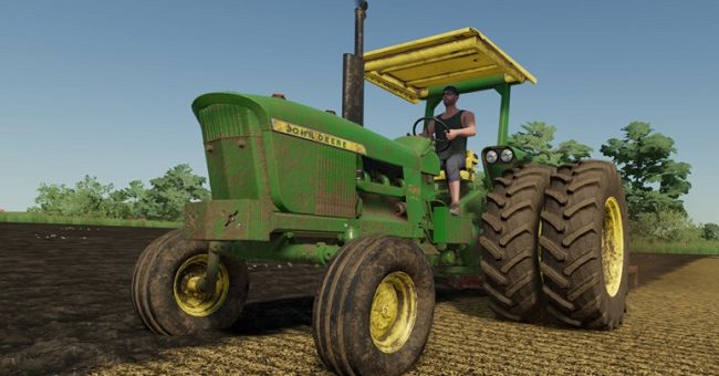 Мод трактор John Deere 4020, 4010, 4000 v1.0 Farming Simulator 22