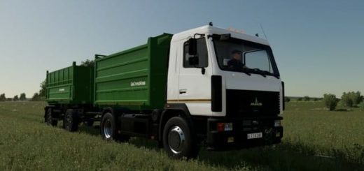 Мод грузовик МАЗ 555026 v1.0 Фермер Симулятор 22