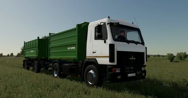 Мод грузовик МАЗ 555026 v1.0 Фермер Симулятор 22